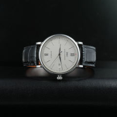 维瑞亚适用浪琴名匠康卡斯海马超霸美度天梭手表带真皮原装正品男