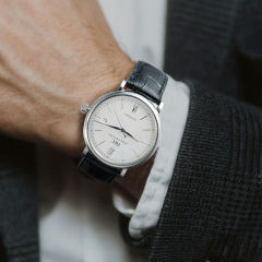 维瑞亚适用浪琴名匠康卡斯海马超霸美度天梭手表带真皮原装正品男