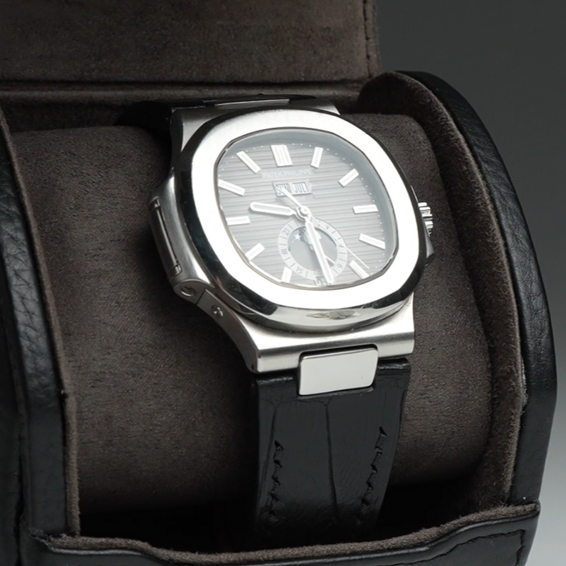 维瑞亚美洲鳄鱼皮表带适用于百达翡丽鹦鹉螺5711or.5712or.5726or.5980or铂金可配