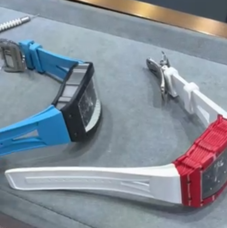 维瑞亚橡胶表带适配RM035-02,RM055