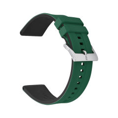 维瑞亚双色平头通用款胶带适用于宝珀五十寻5000/5015系列43/45表径