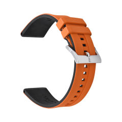 维瑞亚双色平头通用款胶带适用于宝珀五十寻5054 5200 43mm表径