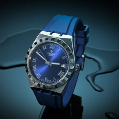 维瑞亚橡胶表带适用于帝舵皇家系列M28500 38MM 针扣款