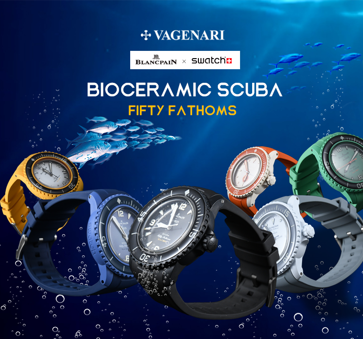 维瑞亚橡胶表带适用于BlancpainXSwatch联名42.3mm