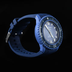 维瑞亚橡胶表带适用于BlancpainXSwatch联名42.3mm