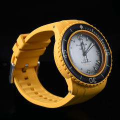 维瑞亚橡胶表带适用于BlancpainXSwatch联名42.3mm