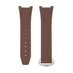 维瑞亚橡胶表带适用于OMEGA星座系列41mm折叠扣款