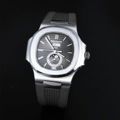 维瑞亚橡胶表带适用于百达翡丽鹦鹉螺 5726 钢带款 含外置头粒