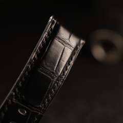 美洲密西西比鳄鱼皮表带适用于沛纳海40/42/44/47