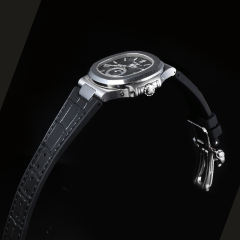 【100%橡胶表带】维瑞亚仿真鳄鱼皮纹橡胶表带适用于百达翡丽鹦鹉螺 5712 玫瑰金 白金 配外置头粒钢带款套餐