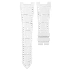 【100%橡胶表带】维瑞亚仿真鳄鱼皮纹橡胶表带适用于百达翡丽 5822 铂金