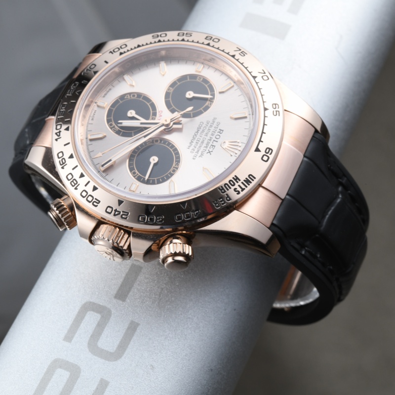 维瑞亚橡胶表带适用于劳力士126505含包金头粒