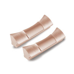 维瑞亚仿真鳄鱼皮面橡胶表带适用于劳力士迪通拿126505含18K玫瑰金头粒