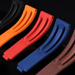 【老款减震胶带】维瑞亚橡胶表带适用于迪通拿126505 含904钢 18K包全玫瑰色头粒