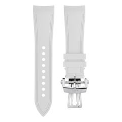 维瑞亚橡胶表带适用于宝珀五十寻5200 43mm专用款