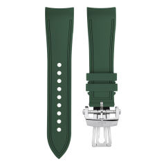 维瑞亚橡胶表带适用于宝珀五十寻5200 43mm专用款