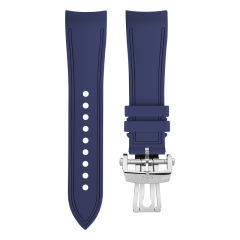 维瑞亚橡胶表带适用于宝珀五十寻5200 43mm专用款