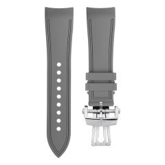 维瑞亚橡胶表带适用于宝珀五十寻5200 43mm专用款