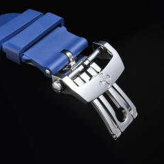 维瑞亚橡胶表带适用于宝珀五十寻5066 43mm专用款