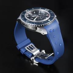 维瑞亚橡胶表带适用于宝珀五十寻5066 43mm专用款