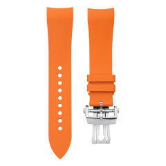 维瑞亚橡胶表带适用于宝珀五十寻5066 43mm专用款