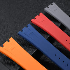 Vagenari维瑞亚橡胶表带适用于爱彼皇家橡树37mm 15550.15551钢带表款