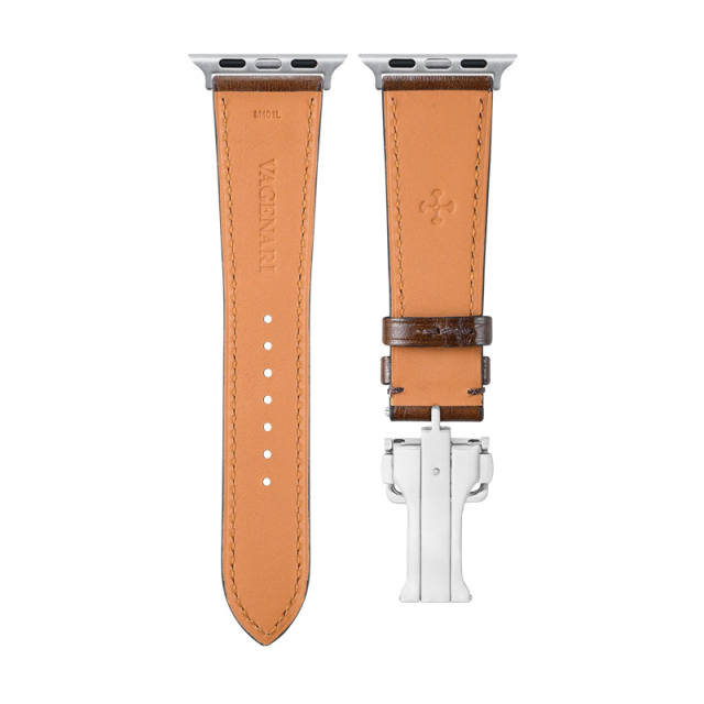 小牛皮真皮表带适用于Apple Watch 44/45/49mm Apple Watch Ultra2