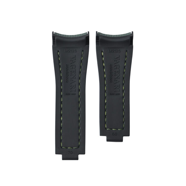 维瑞亚网格纹橡胶表带适用于劳力士潜航者41mm 126618