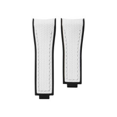 维瑞亚网格纹橡胶表带适用于劳力士潜航者41mm 126618