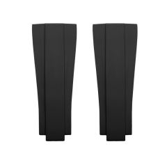 维瑞亚橡胶表带适用于新水鬼41 126618含外置22K包金头粒