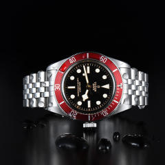 维瑞亚橡胶表带适用于帝舵2024年新款碧湾41mm M7941A1A0RU