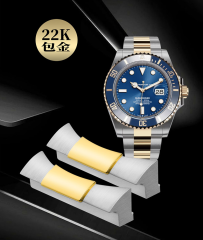 维瑞亚904钢头粒适用于劳力士潜航者126613 22K包金间黄金