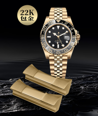 维瑞亚904钢头粒适用于劳力士GMT 126718 22K包金全黄金
