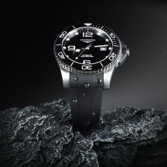 维瑞亚橡胶表带适用于浪琴康卡斯41/43mm