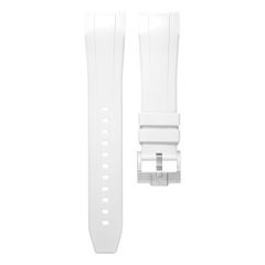 维瑞亚橡胶表带适用于浪琴康卡斯黑武士43mm陶瓷壳L3.784.4.56.9