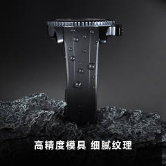 维瑞亚橡胶表带适用于浪琴康卡斯黑武士43mm陶瓷壳L3.784.4.56.9