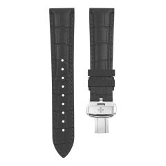 维瑞亚VAGENARI橡胶表带 仿真鳄鱼皮纹 平头通用19~23mm