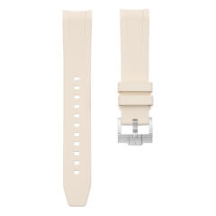 维瑞亚橡胶表带适用于GrandSeiko冠蓝狮gs经典奶油面SBGR261G