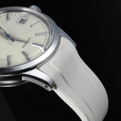维瑞亚橡胶表带适用于GrandSeiko冠蓝狮gs经典奶油面SBGR261G