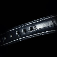 维瑞亚美洲鳄鱼皮表带适用于百达翡丽7234