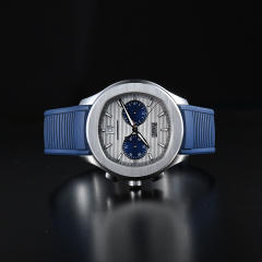 维瑞亚橡胶表带适用于伯爵POLO 42MM 计时款