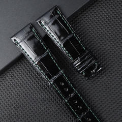 维瑞亚美洲鳄鱼皮表带适用于百达翡丽5131