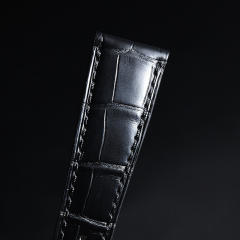 维瑞亚美洲鳄鱼皮表带适用于百达翡丽6006