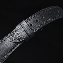 维瑞亚Vagenari牛皮表带适用于百达翡丽6006