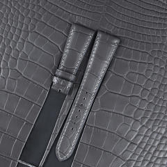 维瑞亚美洲鳄鱼皮表带适用于百达翡丽6006