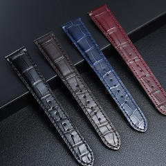 维瑞亚美洲鳄鱼皮表带适用于百达翡丽5153