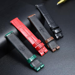 维瑞亚美洲鳄鱼皮表带适用于伯爵时来运转系列29mm