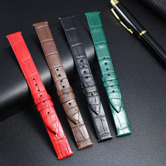 维瑞亚美洲鳄鱼皮表带适用于伯爵时来运转系列29mm