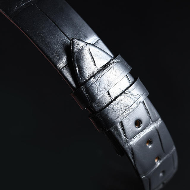 维瑞亚美洲鳄鱼皮表带适用于伯爵时来运转系列29mm