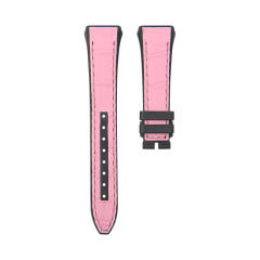 维瑞亚美洲鳄鱼皮表带适用于法穆兰V32女款